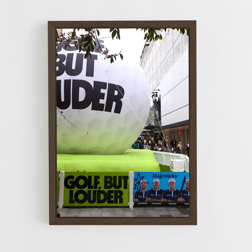 Poster Boum de Bonheur – affiche Golf (vue 5)